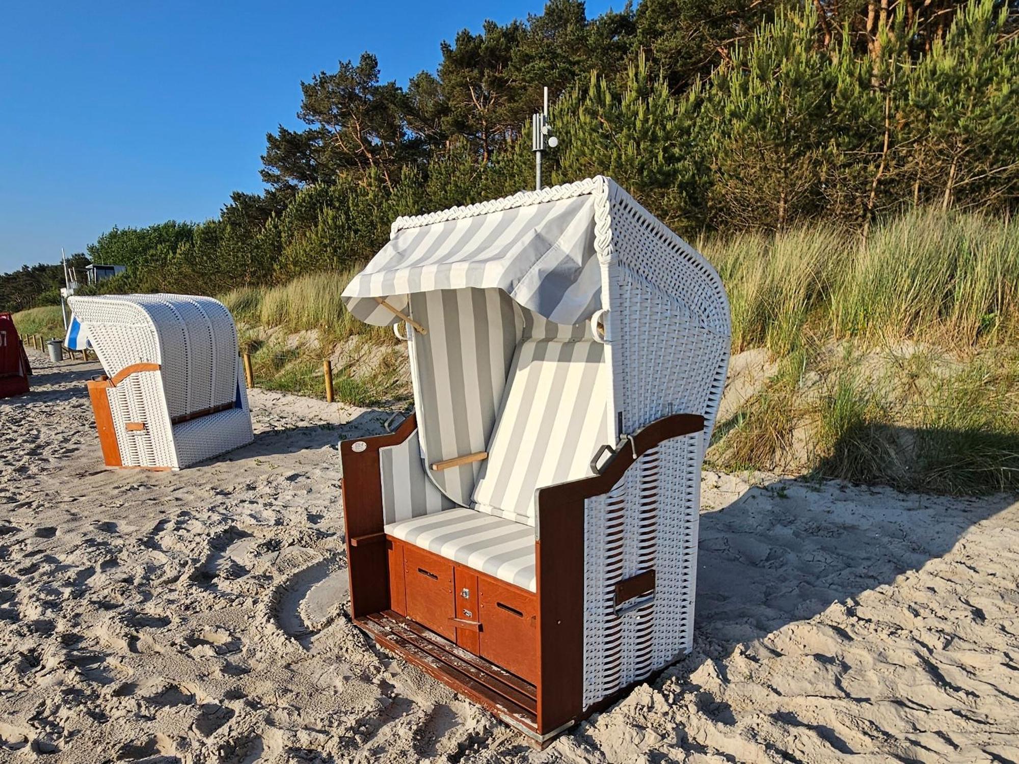 Ankerplatz Am Suedstrand, Fewo Mit 2 Schlafzimmer Und Eigenen Strandkorb Binz Exterior photo